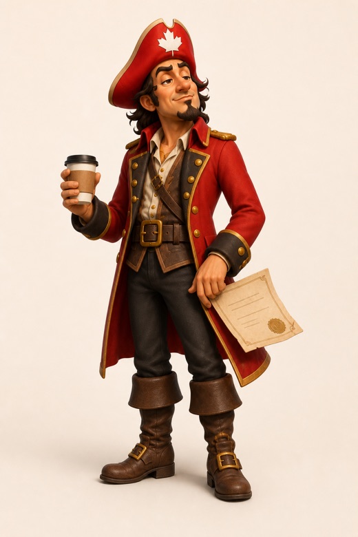 Captain Contrary, the overconfident example.